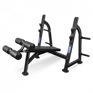 Скамья для жима с отрицательным наклоном BRONZE GYM BR-1013