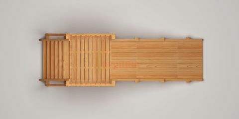 Зимняя горка Савушка Зима Wood-1