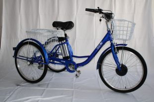 Электровелосипед GreenCamel Трайк-24 V3 (R24 350W 48V12Ah) 7 скор. есть царапины ЛКП
